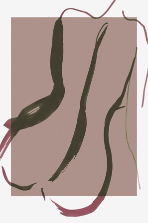 Malerifabrikken - Juliste Sketch no 3 - Ruskea - Julisteet - - Homeroom