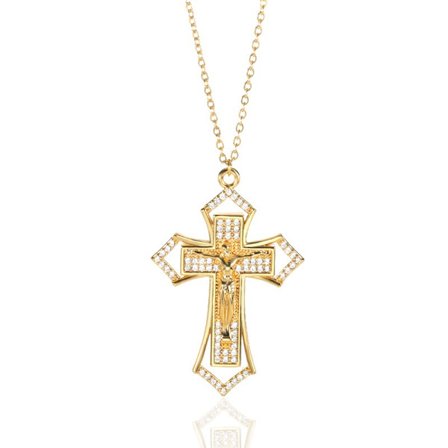 Religiösa smycken Rhinestone Christian Jesus Penda