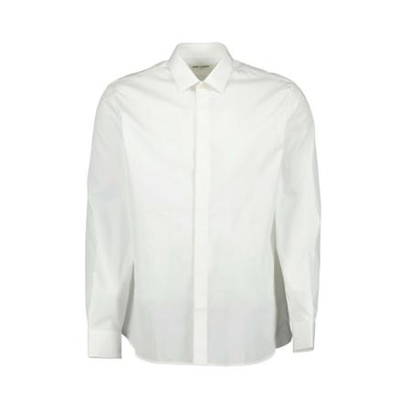 Saint Laurent, Formal Shirts Wit, Heren, Maat:M