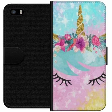 Apple Iphone 5s Plånboksfodral Unicorn Enhörning