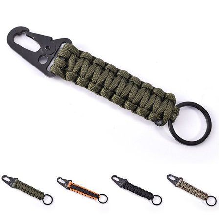 Paracord Nyckelring Karbinhake Klämma Halsband Nyckelringshakar - high quality