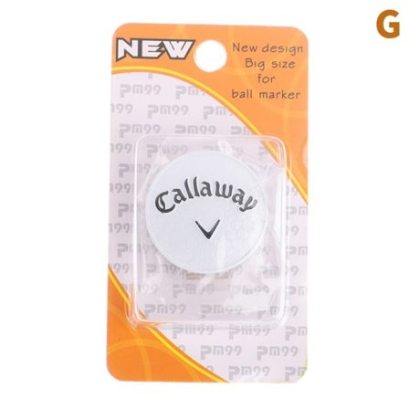 Golfmarkör Magnet Golftillbehör Kepsbricka Markör Clip Accessori G one size G