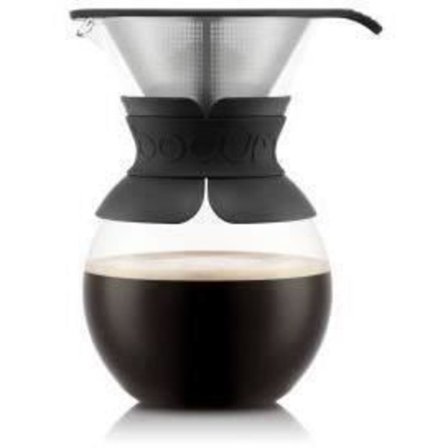 Till över - Bodum Coffee Maker, Permanent rostfritt stålnätfilter, 1,0 L, 8 koppar