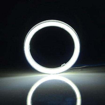 2x 60mm 70mm 80mm 90mm 100mm 110mm 120m Cob Enkelin Silmät Halo Rengas Auto Moottoripyörä 12v Sumuvalo Led Päivävalo Ajovalopolttimo Lamppu