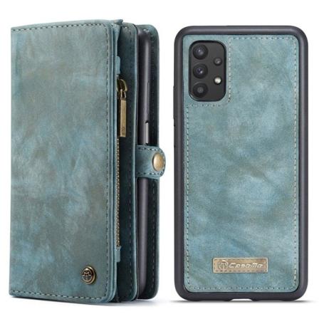 CaseMe Samsung Galaxy A32 5G Pung med Lynlås - Blå Blue
