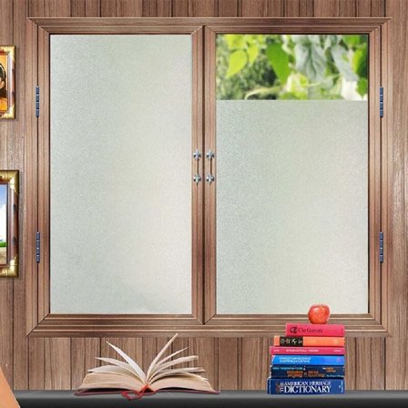 Antiflex fönsterfilm Mörkläggningsfilm Anti-UV fönsterfilm Opak fönsterfilm Bleknad fönsterfilm Statisk effekt av fönstret Badrum Kontor Hem 30 x 200 