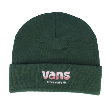Vans - Grön cuff Beanie - Breakin Rules Beanie Deep Forest Cuff @ Hatstore