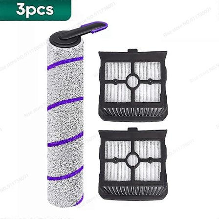 Kompatibel med Rowenta X-Clean 10, Tefal X-Clean 10 Dammsugare Mopp Tillbehör Rullborste Hepa Filter Ersättningsdelar