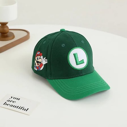 Doitbest 2024 Barn Baseball Cap Sommar Hip Hop Mario Tecknad Höst Barn Sol Hattar Pojkar Flickor Kepsar Snapback Gorras Peaked Hat