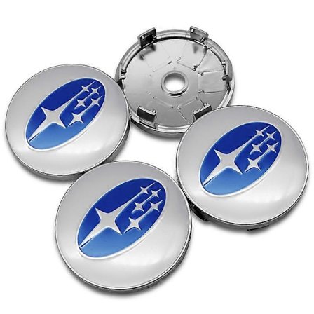 4 stk 56+60mm Dekknav Deksel Klistremerke Felg Deksel Bil Emblem Styling For Subaru STI Impreza Forester XV Tribeca