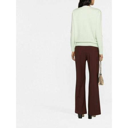 Vince, V-neck Knitwear Groen, Dames, Maat:S