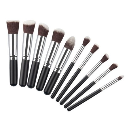 SMINKBORSTAR SET MED 10 DELAR Mjuka Borstar Blush