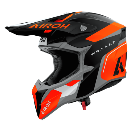 MX-Kypärä Airoh Wraaap Conquer (2026) Matta oranssi L