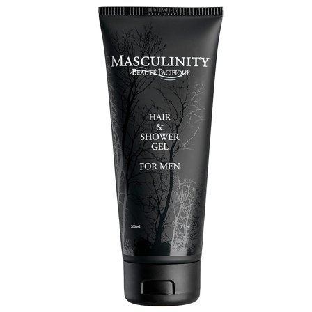 Beauté Pacifique Masculinity Hair og Body Showergel 200 ml, Mænd, Kropspleje, Bad & Brus