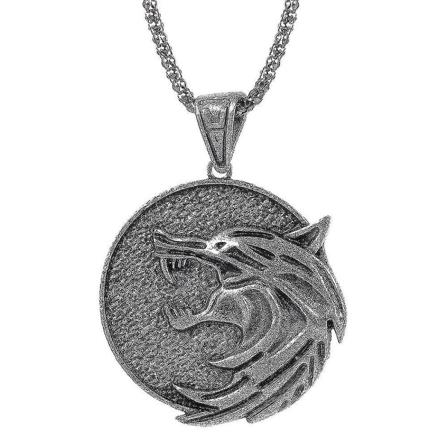 Betterlifefg - Vintage gotisk mode trollkarl Witcher hänge halsband