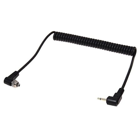2,5 mm til han PC Flash Sync Kabel Skruelås til Trigger Studio Lys