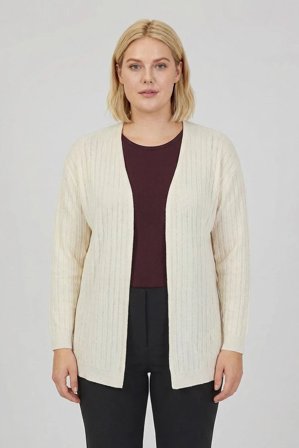 CISO - Cardigan - Sand - Åben Front