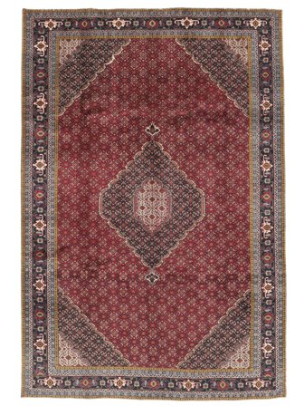 Oriental Ardebil Rug 198X294 Dark Red/Brown Wool, Persia
