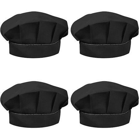 4 stk Barnekokkehatter 3-13 år, Justerbar gutt jente matlaging
