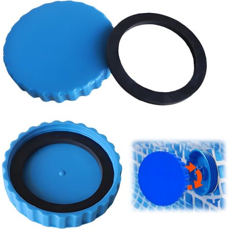 Vinterstenging for Intex-bassenger, vanntette vinterplugger for begge tilkoblingene, med matchende tetninger, frostvæske og vanntett