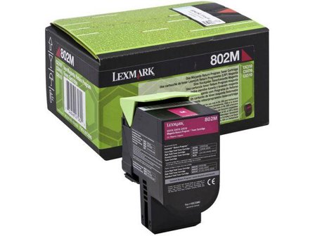 LEXMARK 802M - magenta - original - tonerpatron - LCCP, LRP