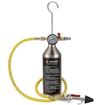 Universelt bil AC-system spyle- og rengjøringsverktøysett kompatibelt med R134A kjølemiddel