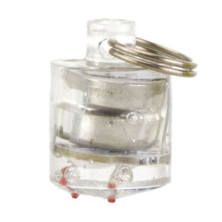 Naievear Fiskefelle Lys Mini Sylindrisk Led Tre Farger Blinkende Fiske Lampe For Fiske