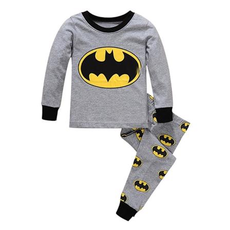 Avspänd Spiderman-tryckt kostym för pojkar T-shirt + Byxor Set grå 18-Months grey