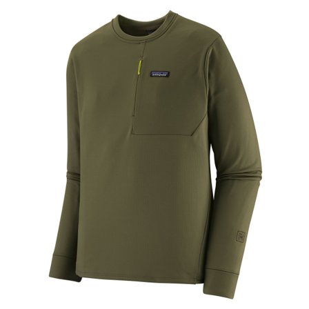 Patagonia M's R1 Thermal Crew, Pine Needle Green - M
