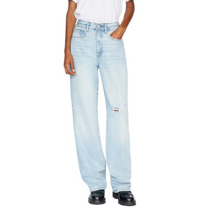 Frame, Wide Jeans Blauw, Dames, Maat:W27