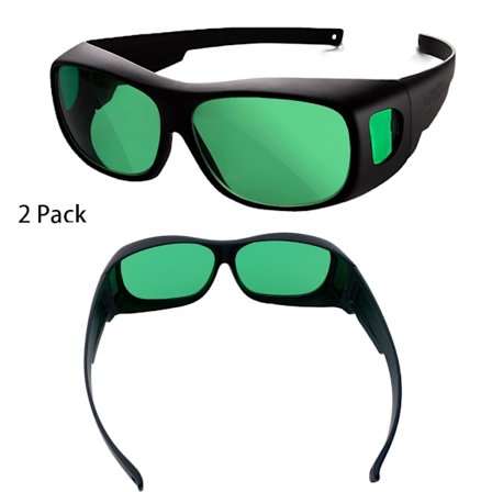 2-pakke innendørs anti-UVA hydroponiske dyrkingsbriller