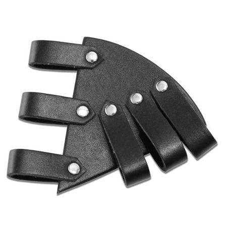 Pk-6183universal Svärds Groda I Läder 5.5" Totalt Svart