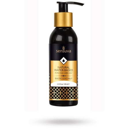 SENSUVA - NATURAL WATER-BASED PERSONAL LUBRICANT EXOTIC COCONUT 125 ML - Vuxen.fi - Liukuvoiteet - Vuxen.fi - Parempaa seksiä naiselle & miehelle