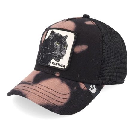 Goorin Bros. - Svart trucker Keps - Acid Panther Tie Dye Black Trucker @ Hatstore