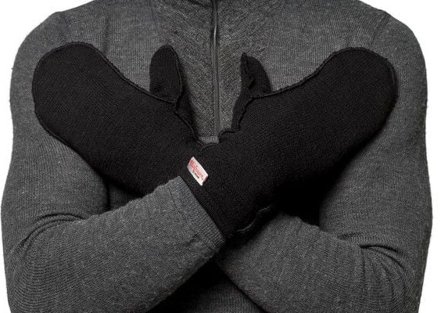Woolpower Mittens Thin 400 Black