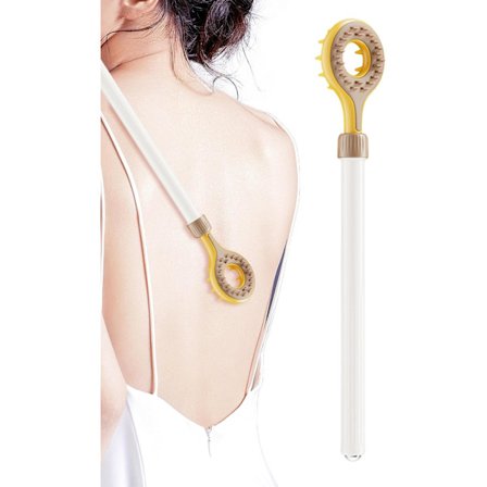 Uttrekkbar ryggkløer for kvinner - Dobbeltsidig, uttrekkbart kløverktøy, gave til alle aldre, eldre, strømpefyll og premie på fest