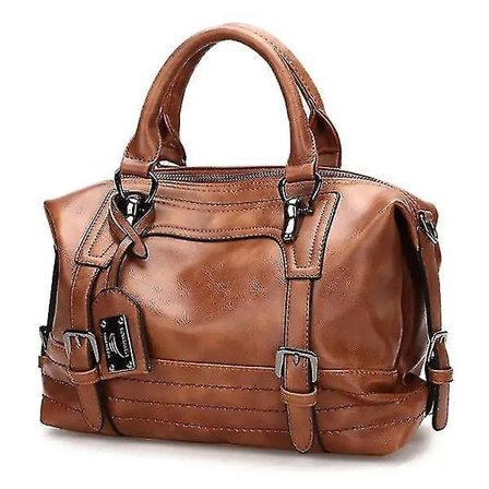 Käsilaukut Muoti Naiset Pu Nahka Kassi Olkalaukku Laukku Nainen Messenger Käsilaukku Olkalaukut Ruskea