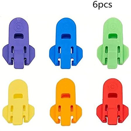 Manuel let dåseåbner, 6 dele farverig sodavandsøldåseåbner Drikkedåsebeskytter, højkvalitets plastikbeskyttelsesmærke dåseåbner til populære