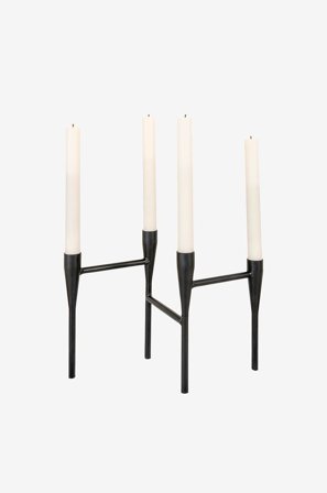 House Nordic - Ljusstake av metall - Svart - Ljusstakar & lyktor - Från Homeroom