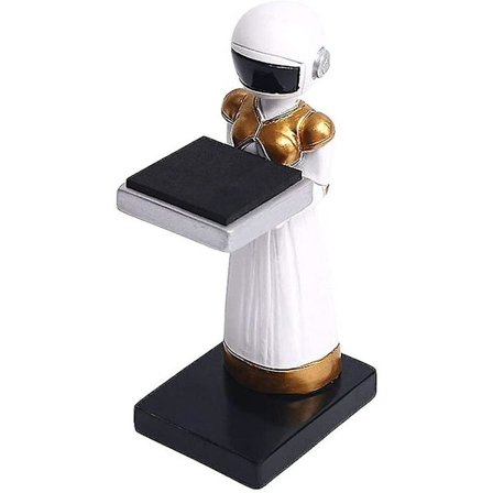 Stor robotkvinnlig klockbord