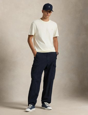 Polo Ralph Lauren 16/1 Jersey-Ssl-Tsh - Cream - XXL