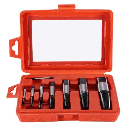 Rikkoutunut ruuvinpoistaja, vaurioitunut vesiputken ruuvinpoistotyökalu 8 kpl