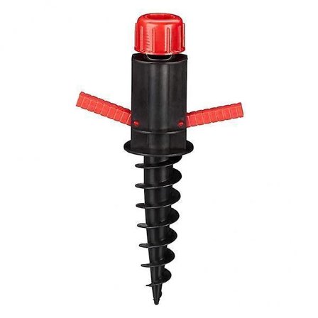 2x Parasoll Jordankare Strandparasoll Sand Skruv I Hållare Spik med Handtag