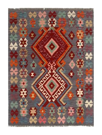 Håndvævet Kelim Afghan Old Style Tæppe 96X131