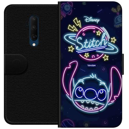 OnePlus 7T Pro Lompakkokotelo Stitch Neon