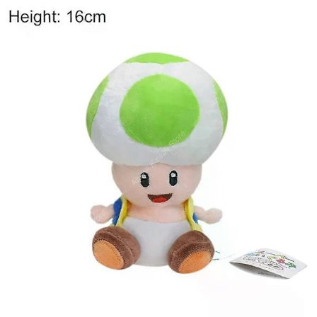 AGame Mario Plyschdocka Söt Mario Luigi Princess Peach Daisy Rosalina Elefant Bowser Bowser Jr Vivian Ninji Gosedjur