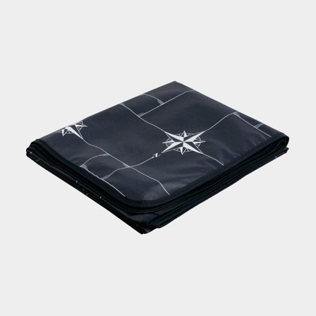 Voksdug i tekstil Marine Business Northwind Plastified, blå, 100 x 115 cm