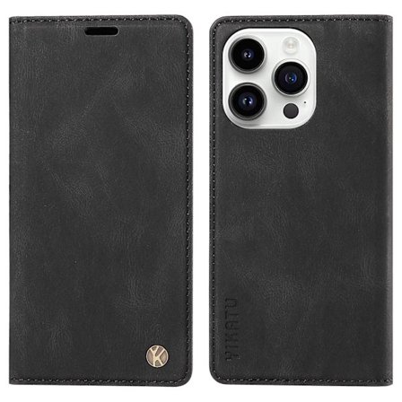 För Iphone 15 Pro Max Skin-touch Pu Läder Shell Plånboksställ Cover