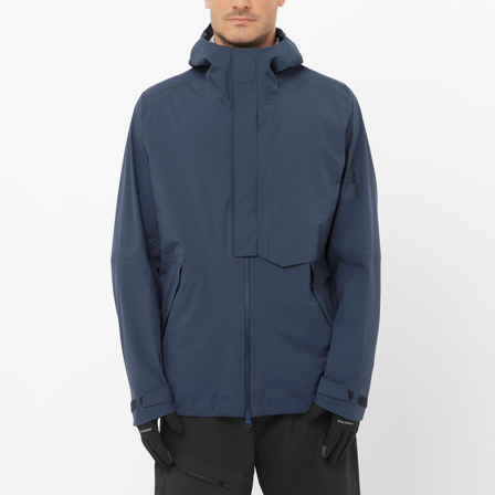 Salomon - veste pour homme Outerpath Pro 2.5l Jkt M - Blue Nights - S