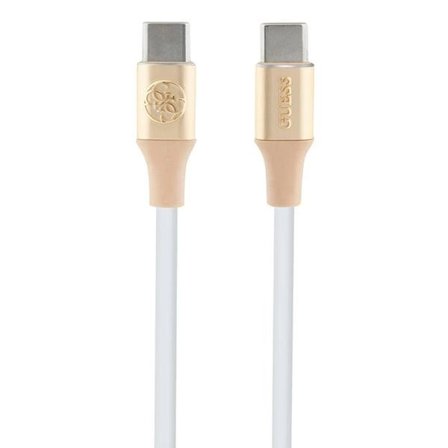 Guess USB-C til USB-C Kabel 1.5m Ebossed Logo - Guld